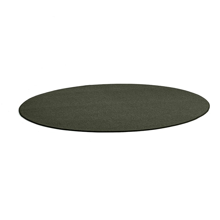 Levně Kulatý koberec ADAM, Ø 3500 mm, mechově zelená
