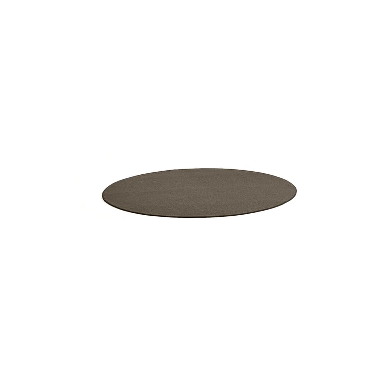 Levně Kulatý koberec ADAM, Ø 2000 mm, hnědá