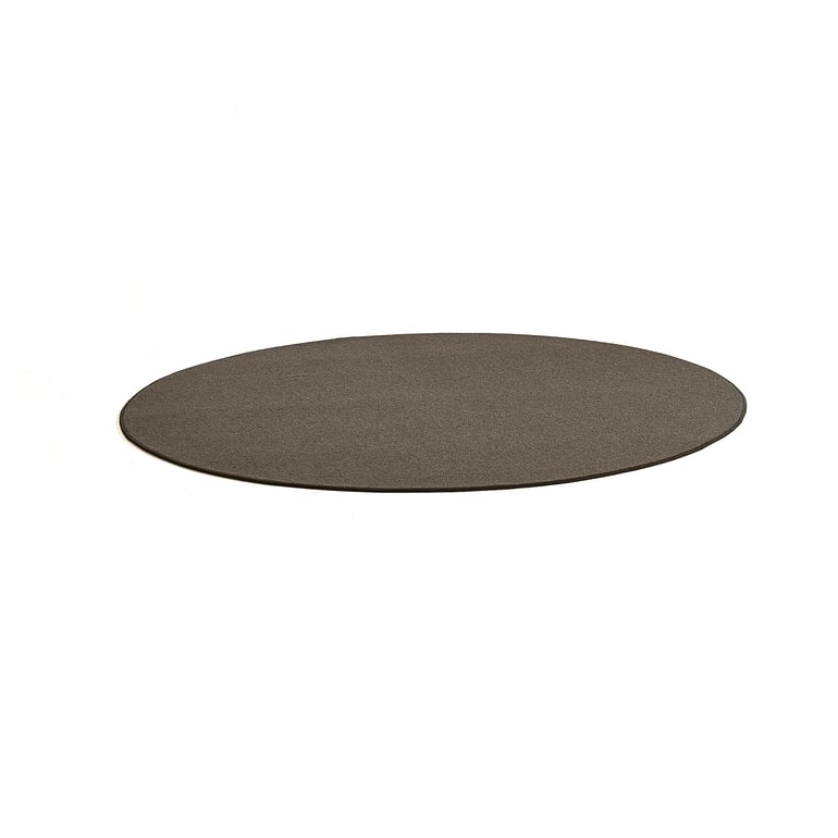 Levně Kulatý koberec ADAM, Ø 3000 mm, hnědá