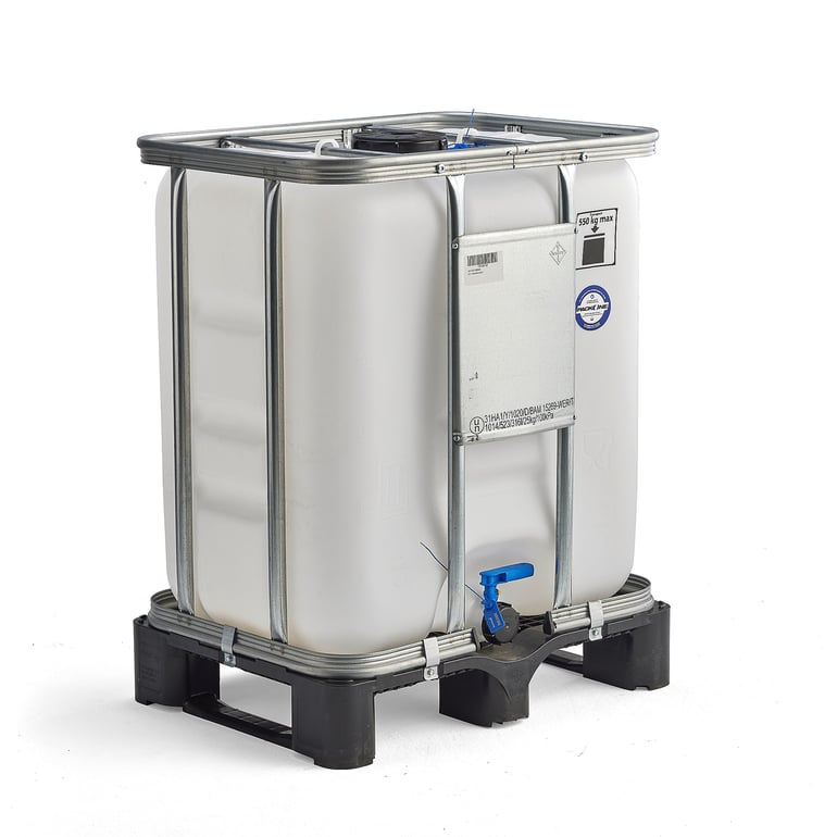 Levně IBC kontejner, plastová paleta, 300 l