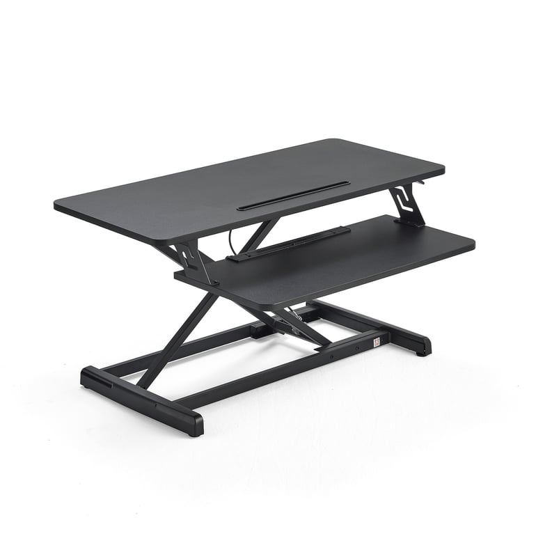 Levně Výškově nastavitelný podstavec pod monitor READY, 880x600 mm, černý