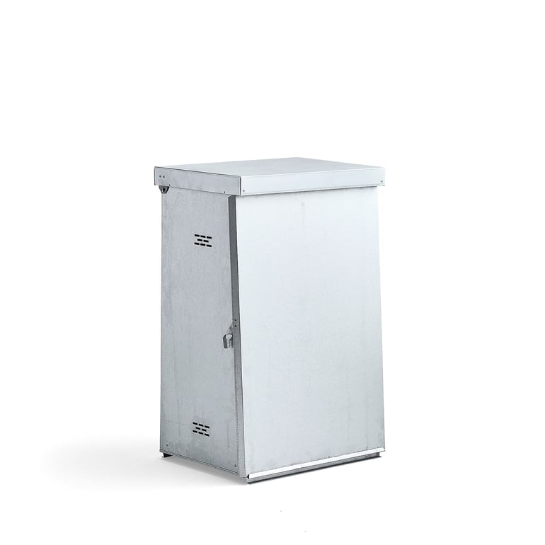 Levně Odpadkový koš, galvanizovaný, 125 l