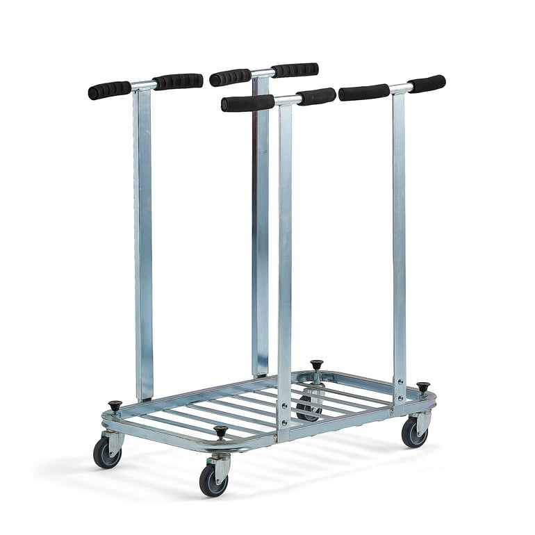Levně Stojan na odpadkové pytle 2x 125 l, pozinkovaný