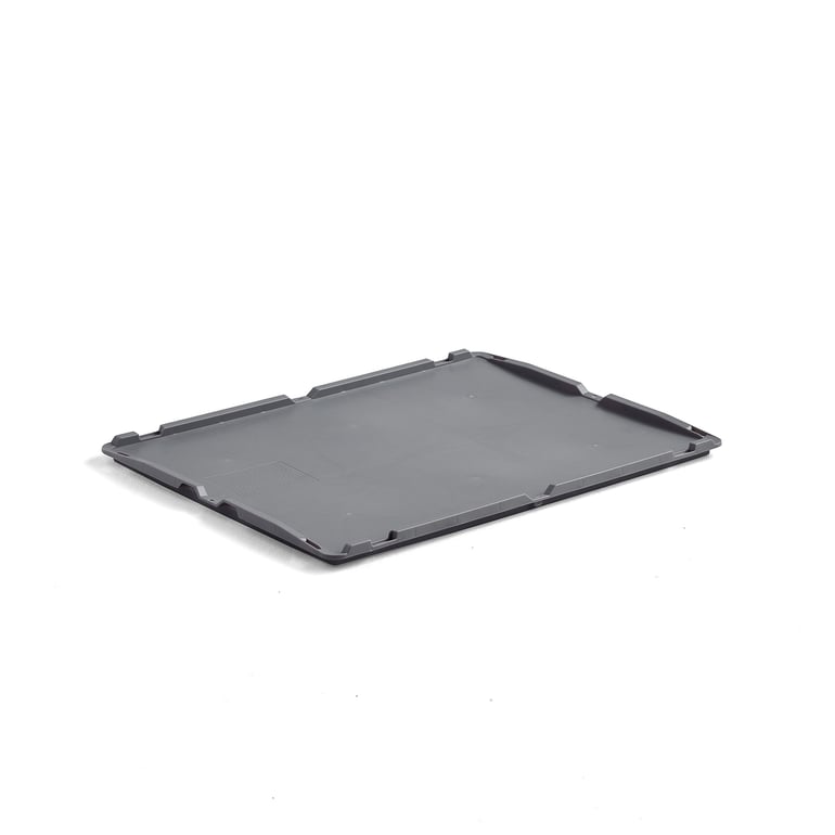 Levně Víko na plastovou přepravku AJ EURO, 800x600 mm