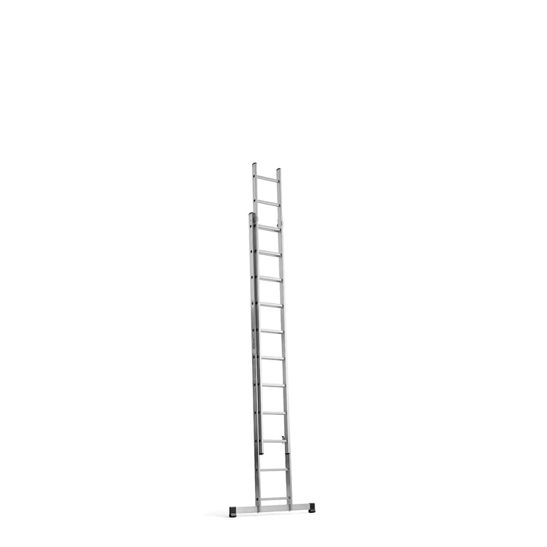 Levně Výsuvný žebřík EVEREST, 2x 11 příček, výška 5100 mm