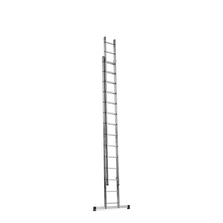 Levně Výsuvný žebřík EVEREST, 2x 14 příček, výška 6800 mm