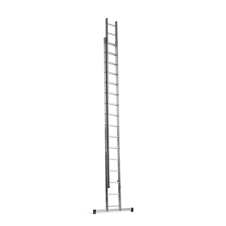 Levně Výsuvný žebřík EVEREST, 2x 16 příček, výška 7700 mm