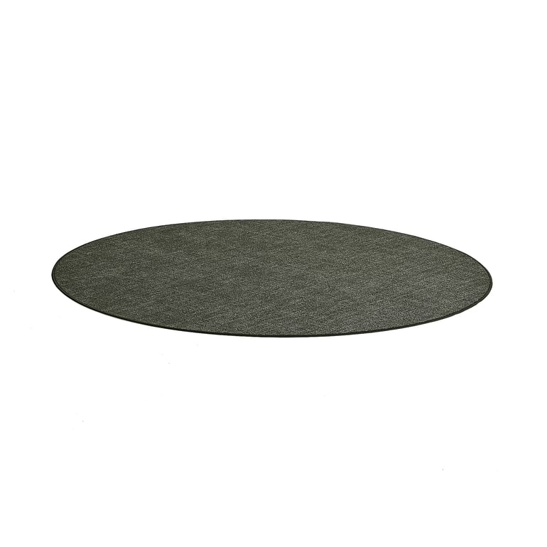 Levně Kulatý koberec MELVIN, Ø 2500 mm, zelený