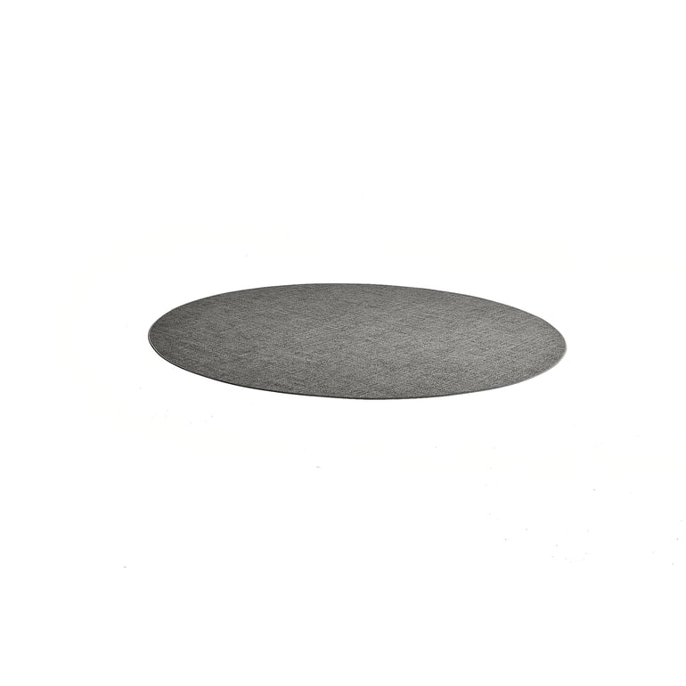 Levně Kulatý koberec MELVIN, Ø 3000 mm, světle šedý