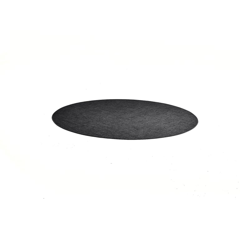 Levně Kulatý koberec MELVIN, Ø 3000 mm, tmavě šedý