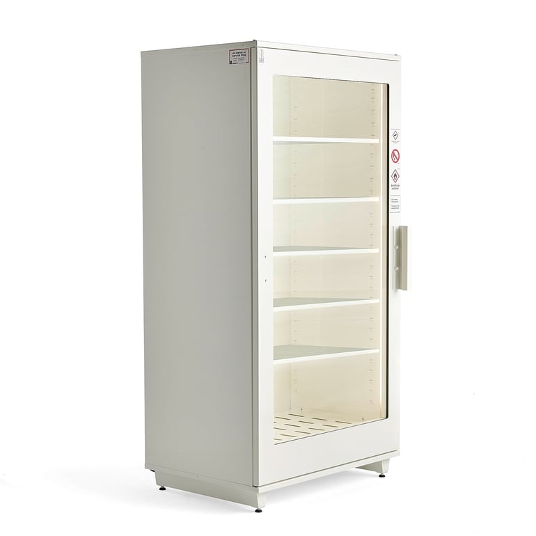 Levně Ohnivzdorná skříň PREVENT, 2000x1000x720 mm, bílá