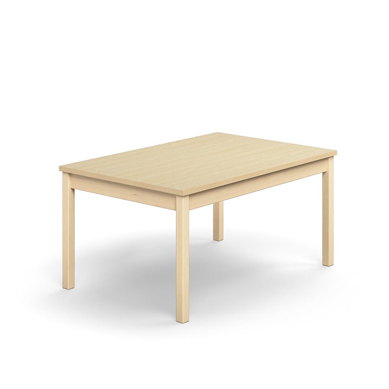 Levně Stůl DECIBEL, 1200x800x590 mm, akustická HPL deska, bříza