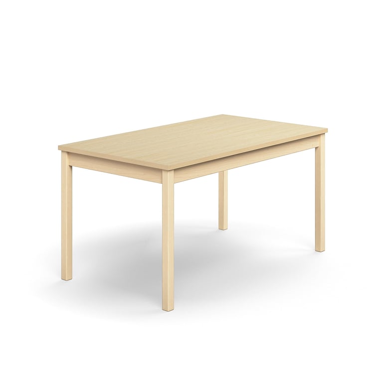 Levně Stůl DECIBEL, 1400x800x720 mm, akustická HPL deska, bříza