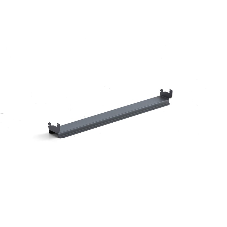Small parts bin hanging rail for workbench ROBUST/SOLID, 670 mm, dark ...