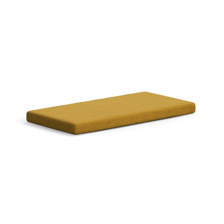 Levně Podsedák QBUS, 795x395x50 mm, žlutý