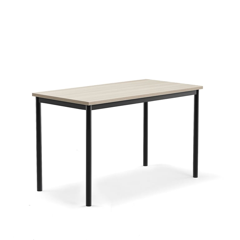 Levně Stůl BORÅS PLUS, 1200x600x720 mm, antracitově šedé nohy, HPL deska, jasan