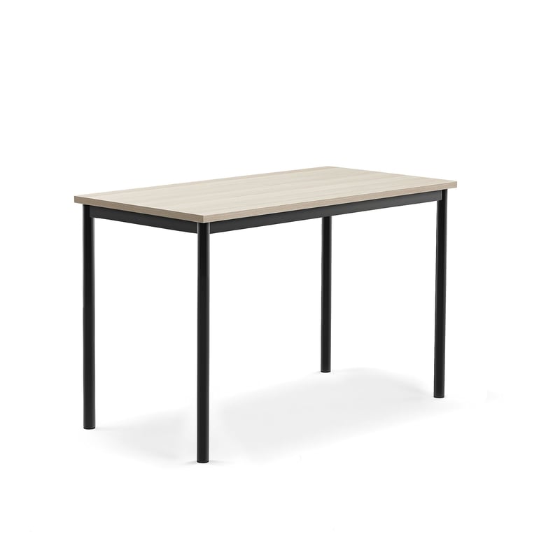 Levně Stůl BORÅS PLUS, 1200x600x760 mm, antracitově šedé nohy, HPL deska, jasan