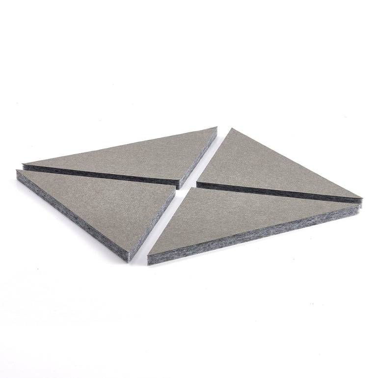 Levně Akustický panel PATTERN, 600x600x40 mm, bal. 4 ks, světle hnědý