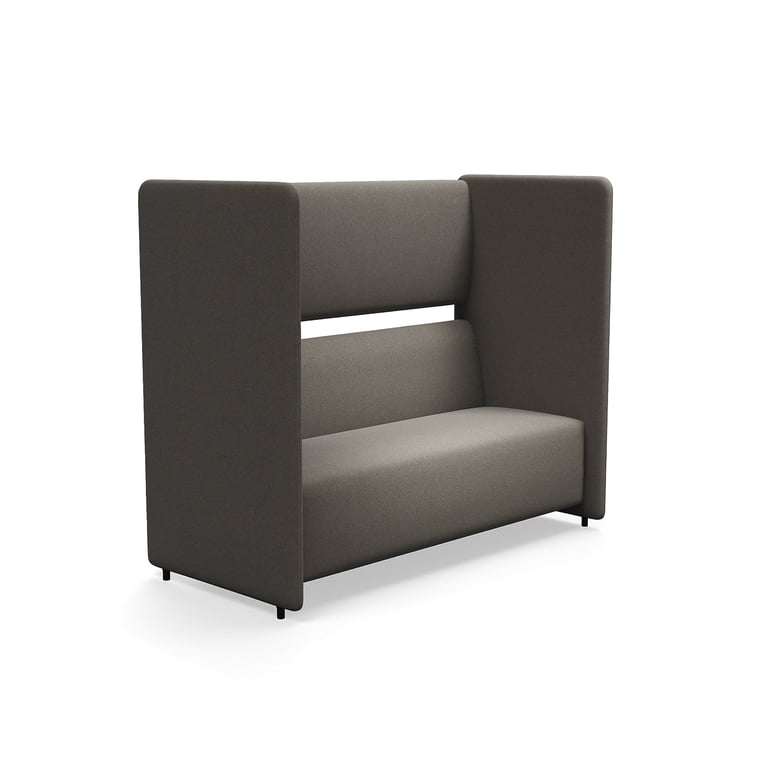 Levně Akustická pohovka CLEAR SOUND, 3místná, potah Pod CS, taupe