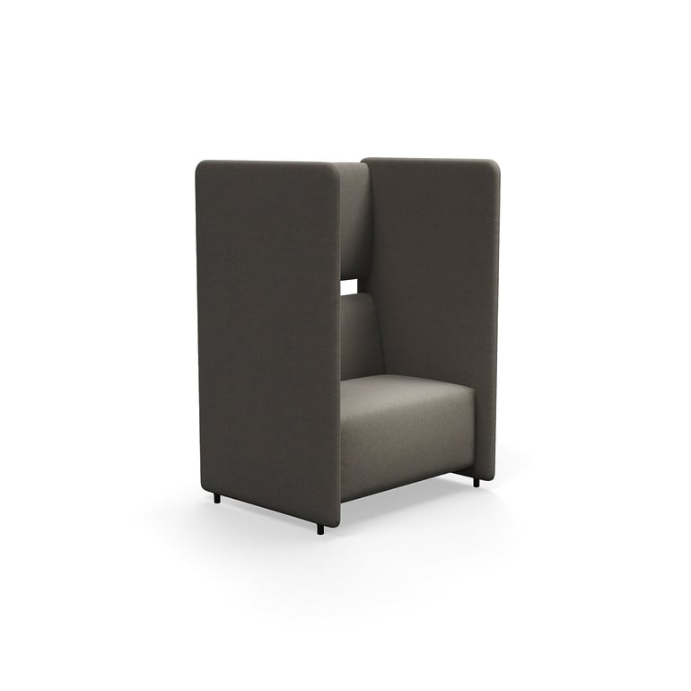 Levně Akustické křeslo CLEAR SOUND, 1,5místné, potah Pod CS, taupe