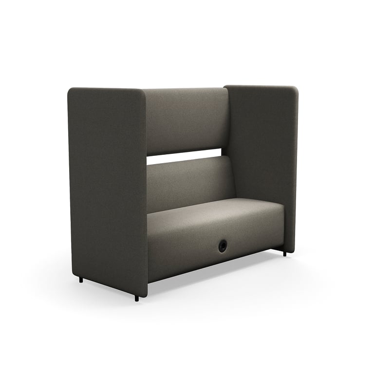 Akustiksofa CLEAR SOUND mit USB-Anschluss, 3-Sitzer, Stoff Pod CS ...