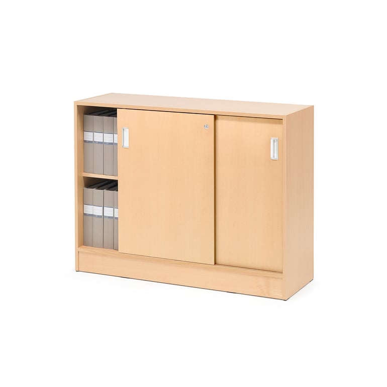 Levně Skříň s posuvnými dveřmi FLEXUS, 925x1200x415 mm, buk