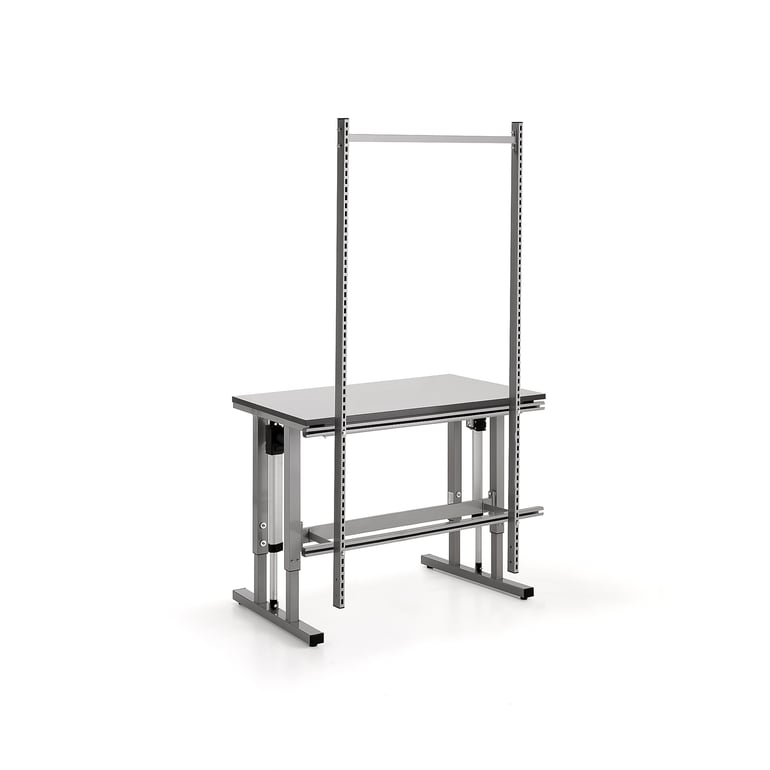 Levně Zadní rám ke stolu MOTION s elektrickým polohováním, se 2 sloupky, 1200x600 mm