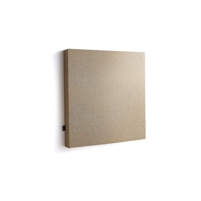Levně Akustický panel POLY, čtverec, 600x600x56 mm, nástěnný, béžová