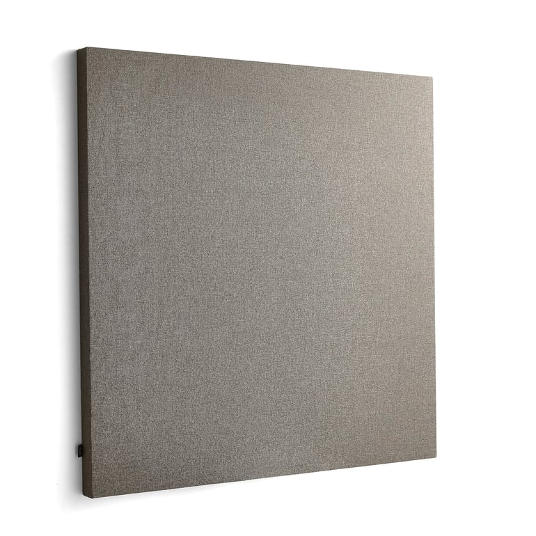 Levně Akustický panel POLY, čtverec, 1180x1180x56 mm, nástěnný, hnědá