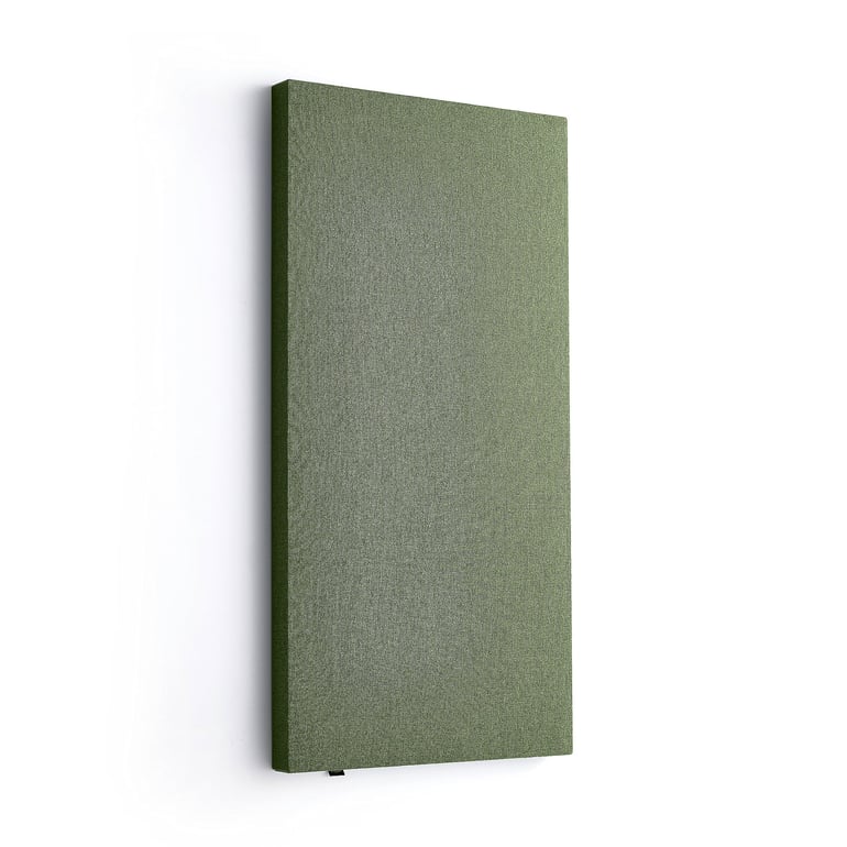 Levně Akustický panel POLY, obdélník, 600x1180x56 mm, nástěnný, zelená