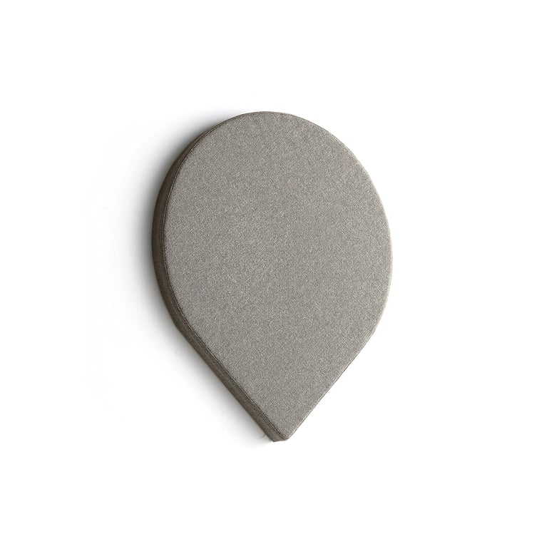 Levně Akustický panel POLY, kapka, 600x600x56 mm, nástěnný, hnědá