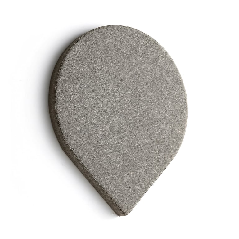 Levně Akustický panel POLY, kapka, 965x800x56 mm, nástěnný, hnědá