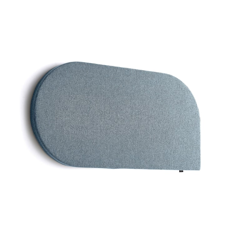 Levně Akustický panel POLY, kapka, 600x1200x56 mm, nástěnný, světle modrá