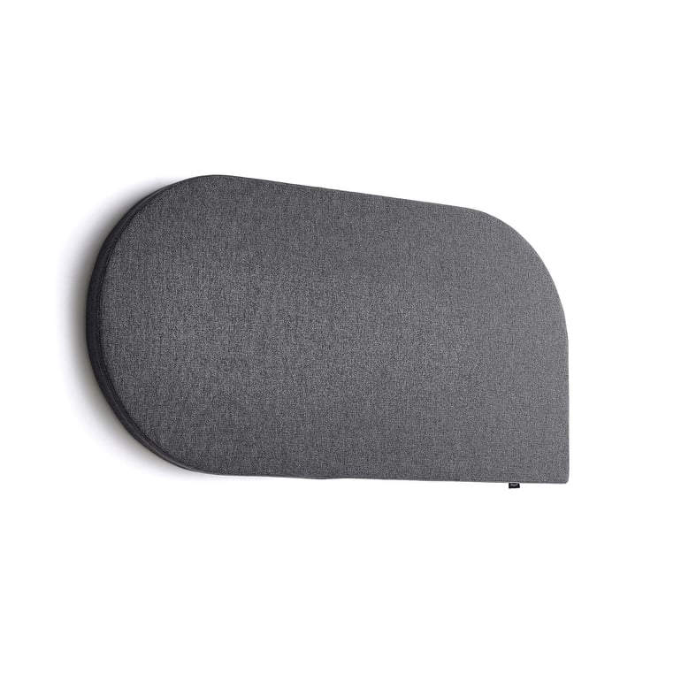Levně Akustický panel POLY, kapka, 600x1200x56 mm, nástěnný, tmavě šedá