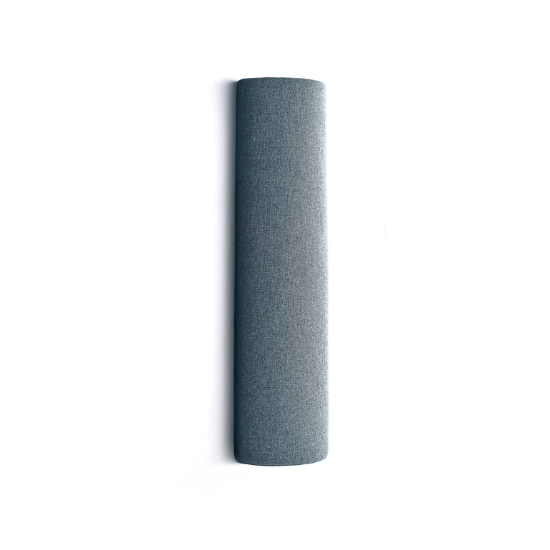 Levně Akustický panel POLY, půlválec, Ø280x1000 mm, nástěnný, světle modrá