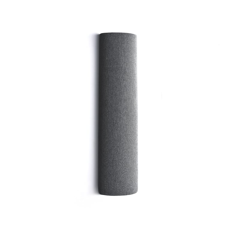 Levně Akustický panel POLY, půlválec, Ø280x1000 mm, nástěnný, světle šedá