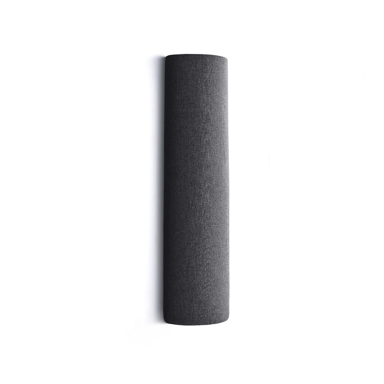 Levně Akustický panel POLY, půlválec, Ø280x1000 mm, nástěnný, tmavě šedá