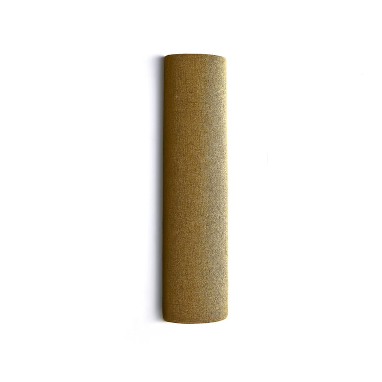 Levně Akustický panel POLY, půlválec, Ø280x1000 mm, nástěnný, žlutá