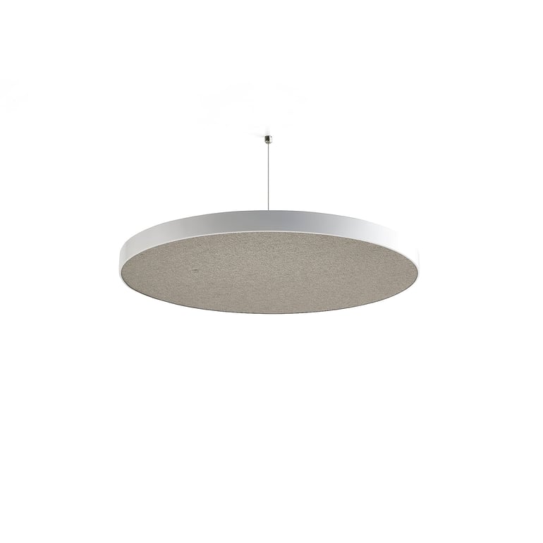 Levně Akustický panel GRACE, kruh, Ø580x52 mm, závěsný, hnědá