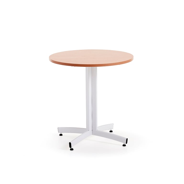 Fotografie produktu: Kulatý stůl SANNA, Ø700x720 mm, bílá/buk