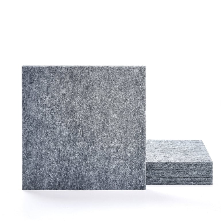 Levně Akustický panel PATTERN, bal. 4 ks, 600x600x40 mm, šedá
