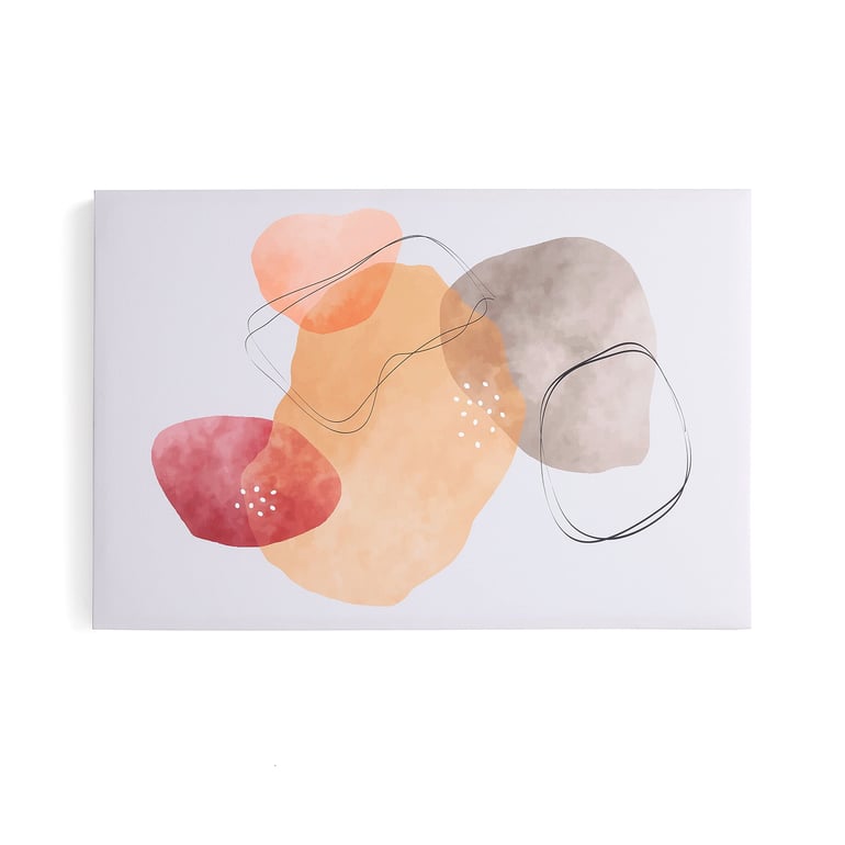 Levně Akustický panel IMAGE, umění, 1200x800 mm, oranžová