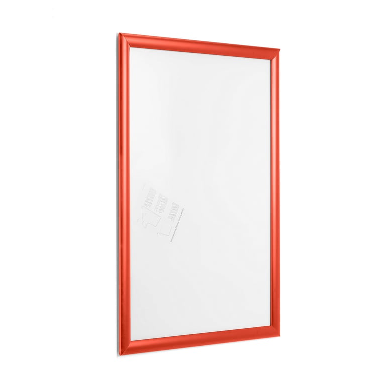 Levně Zaklapávací rám, 700x1000 mm, červená