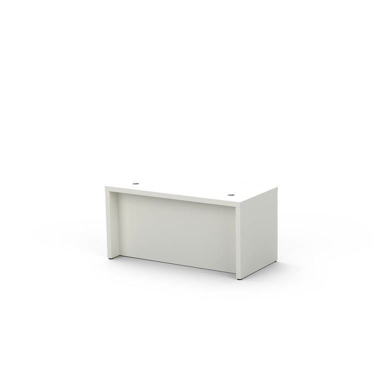 Levně Recepční pult, 1600x780x780 mm, lamino, bílá