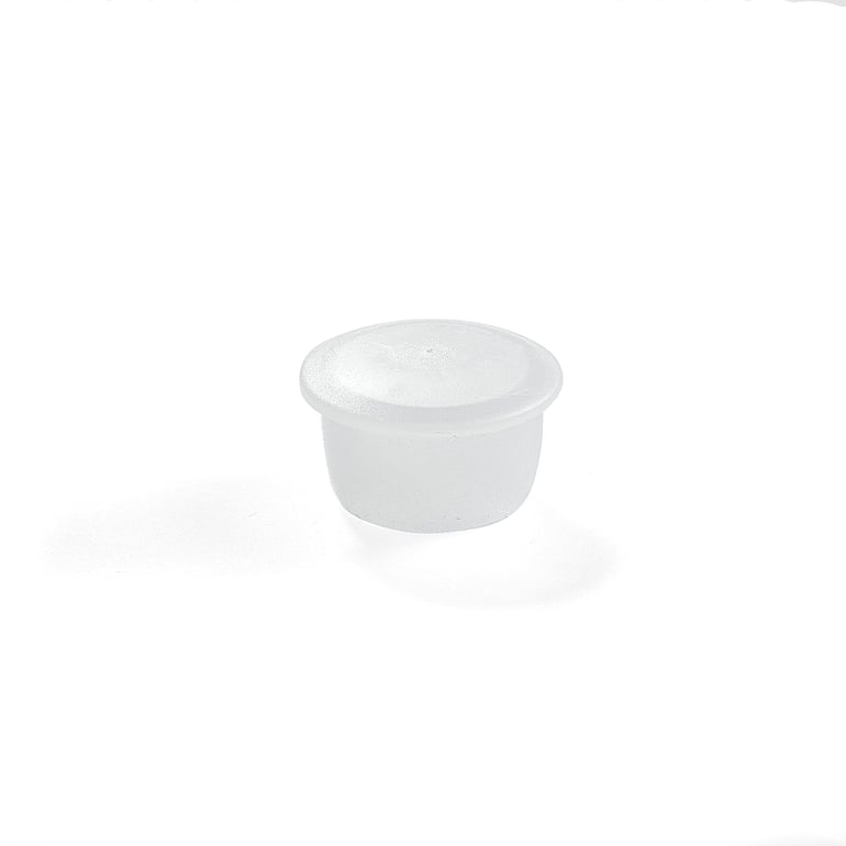 Levně Plastová záslepka CLASSIC, do ventilační trubky, Ø15 mm, průhledná