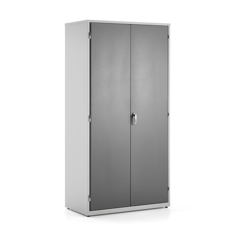 Levně Dílenská skříň EXTRACT, 3 výsuvné perforované panely, 2000x1020x540 mm, šedá