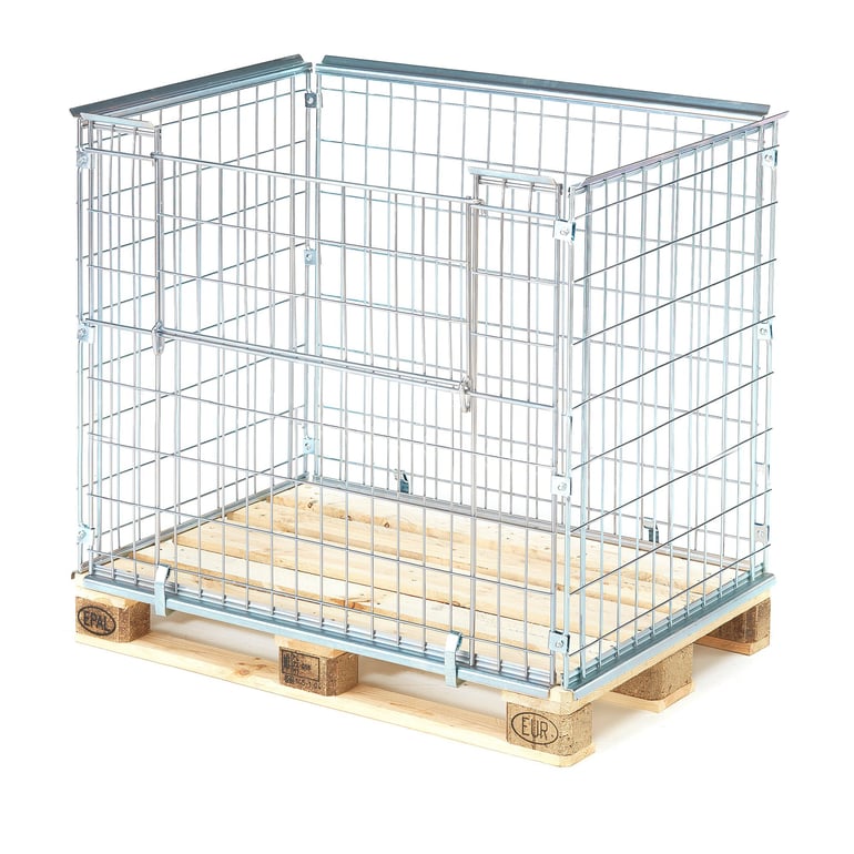 Pallet container SPAN, 1220x820x1020 mm | AJ Products IE