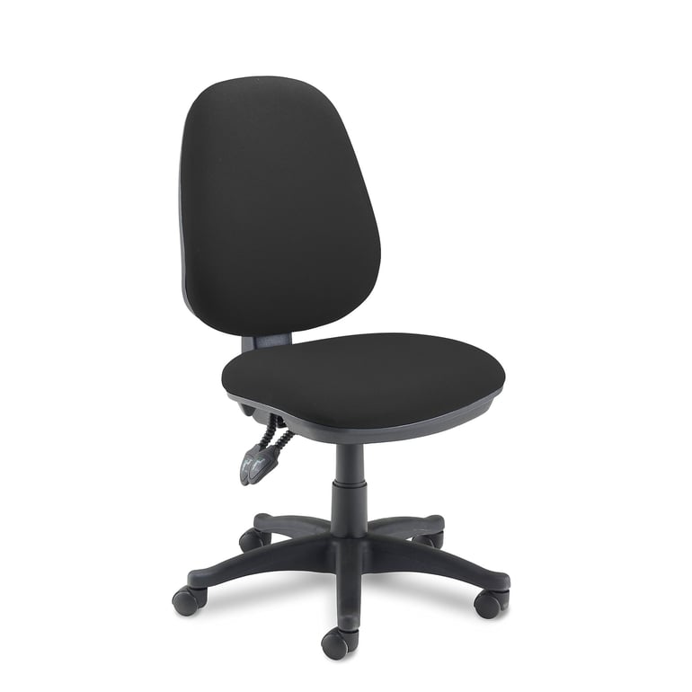 Office chair FLEET w o armrests charcoal