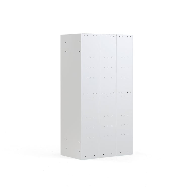 2 door locker CLASSIC, 3 modules, 1740x900x550 mm, blue | AJ Products IE