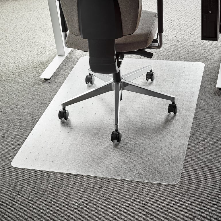 Chair mat for soft floors 900x1200 mm